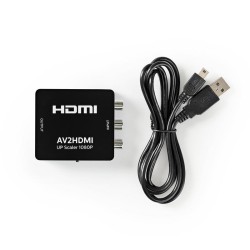 Prevodník 3x Cinch/HDMI NEDIS VCON3456AT