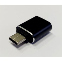 Redukcia USB A - USB C, čierna