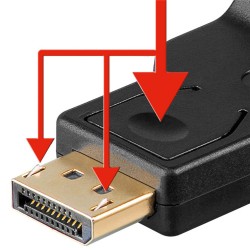 Adaptér GOOBAY 63489 DisplayPort/VGA