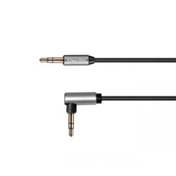 Kábel Jack 3,5mm konektor/Jack 3,5mm konektor 1m KRUGER & MATZ KM1242 Basic spirálový