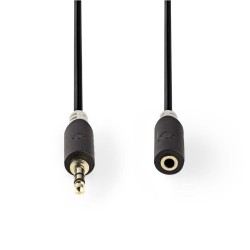 Kábel Jack 3,5mm konektor/Jack 3,5mm zdierka 2m NEDIS CABW22050AT20