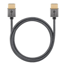 Kábel GOOBAY 75752 HDMI Slim High Speed s Ethernetom 2.0 4K 1m