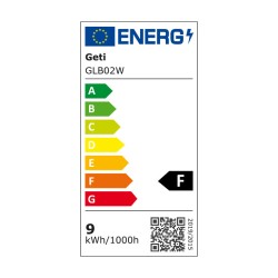 Žiarovka LED E27 9W A60 biela teplá GETI SAMSUNG čip