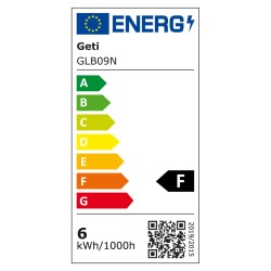Žiarovka LED E14 6W C37 biela prírodná GETI SAMSUNG čip