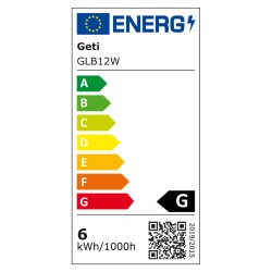 Žiarovka LED GU10 6W biela teplá GETI SAMSUNG čip