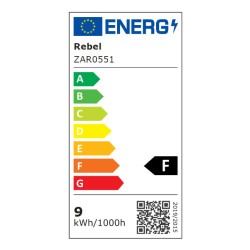 Žiarovka LED E27 8,5 W A60 biela teplá REBEL ZAR0551