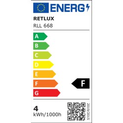 Žiarovka LED G9 3,5W biela teplá RETLUX RLL 668