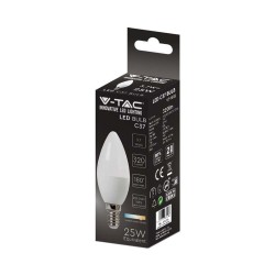 Žiarovka LED E14 3,7W biela teplá V-TAC VT-1818