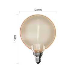 Žiarovka DECO LED E27 4W flame EMOS Z5BO11