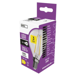 Žiarovka LED E14 1,8W Mini Globe biela prírodná EMOS ZF1201