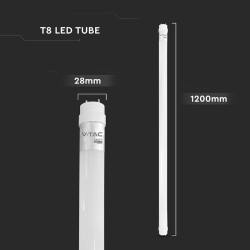 LED žiarivka T8 18W 1850lm 6500K 120cm V-TAC VT-121