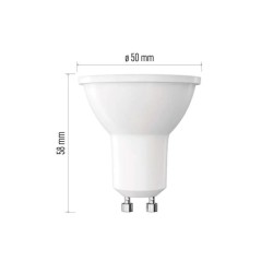 LED žiarovka GU10 1,3W MR16 biela teplá EMOS ZQ8EL2