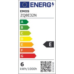 LED žiarovka GU10 5,8W MR16 biela teplá EMOS ZQ8E32N
