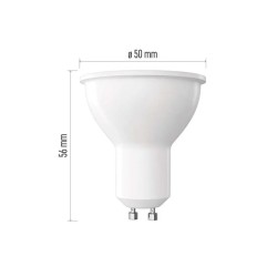 LED žiarovka GU10 5,8W MR16 biela teplá EMOS ZQ8E34N