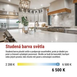 LED žiarovka GU10 5,8W MR16 biela teplá EMOS ZQ8E34N