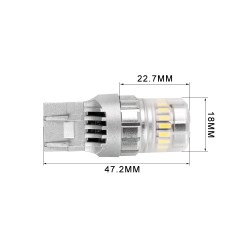 Autožiarovka LED T20 12V CARCLEVER 95AC005 balenie 2 ks