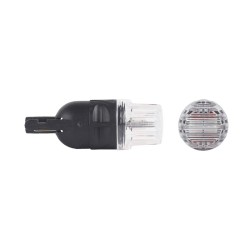 Autožiarovka LED T10 12V CARCLEVER 4LED 2835SMD červená