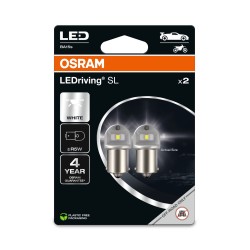 Autožiarovka LED 12V R5W BA15s OSRAM studená biela 2ks