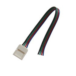 Konektor nepájivý pre RGB LED pásiky 5050 30,60LED/m o šírke 10mm s vodičom, vodeodolný IP68