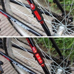 Svietidlo na bicykel zadný 4L 10454