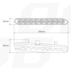 Svetlá pre denné svietenie AMIO DRL 810 ver.2