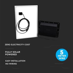 Svietidlo solárne V-TAC VT-60W 20W 4000K
