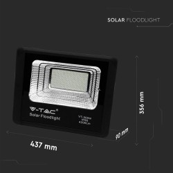 Svietidlo solárne V-TAC VT-60W 20W 4000K