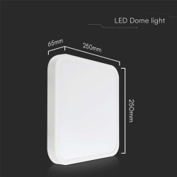 Svietidlo stropné V-TAC VT-8618 Square 18W Samsung Chip