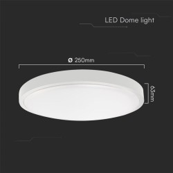 Svietidlo stropné V-TAC VT-8618 Round 18W Samsung Chip