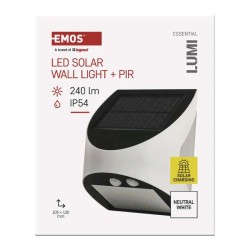 Svietidlo solárne EMOS ZG172S Lumi PIR