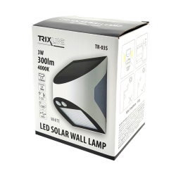 Solárne svietidlo TRIXLINE TR-03S PIR