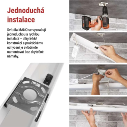 LED lineárne svietidlo EMOS ZAB913 Mano 60W