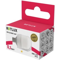 Nočné svetlo RETLUX RNL 111 USB-C