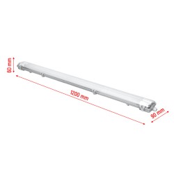 Hermetické svietidlo BERGE pre LED trubice G13