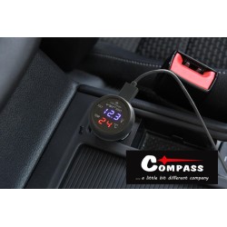 Adaptér COMPASS 07427 USB 12V/24V