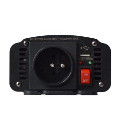 Menič napätia GETI GPI 612 12V/230V 600W USB