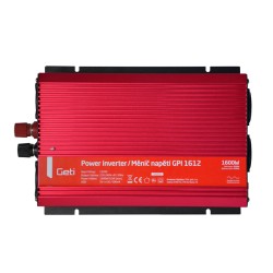 Menič napätia GETI GPI 1612 12V/230V 1600W USB
