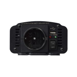 Menič napätia GETI GPI 312 12V/230V 300W USB Schuko