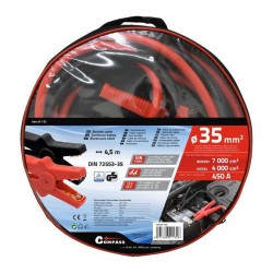 Káble štartovacie 450A 4,5m COMPASS TÜV/GS DIN72553-35