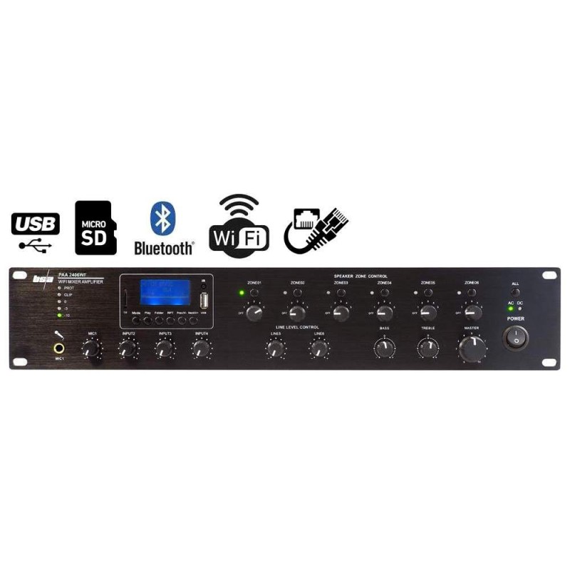 PAA2406WF BS ACOUSTIC Rozhlasová ústredňa