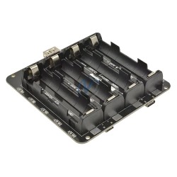 Nabíjačka batérií-powerbanka, modul V8 pre ESP32, ESP8266 pre 4x Li-Ion 18650