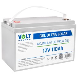 Gélová batéria 12V 110Ah V-PRO ULTRA SOLAR DEEP CYCLE