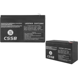 Olovená batéria 12 V 7,2 Ah CSSB LX1272CS
