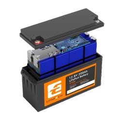 LiFePO4 batérie pre solárne systémy 12,8 V 200 Ah TE12200 LITHTECH Bluetooth, BMS, IP66