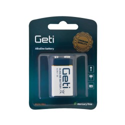 Batéria 9V (6LR61) alkalická GETI