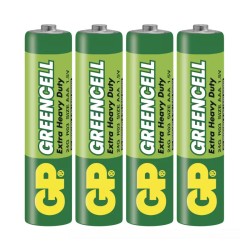 Batérie AAA (R03) Zn-Cl GP Greencell 4ks / blister