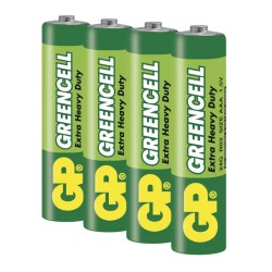 Batérie AAA (R03) Zn-Cl GP Greencell 4ks / blister