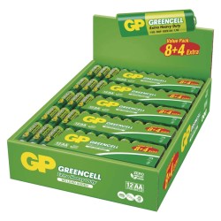 Batérie AA (R6) Zn-Cl GP Greencell 12ks