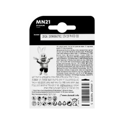 Bateria MN21 MN21 (A23 / V23GA / 3LR50) DURACELL alkalická 2ks blistr 12V