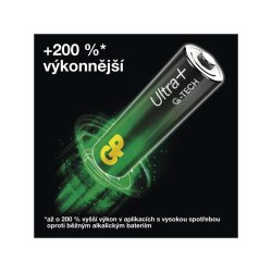 Batéria 6F22 (9V) alkalická GP Ultra Plus 9V 1ks